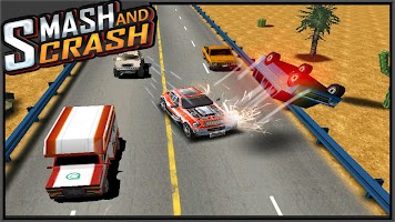 Smash & Crash : Clash Of Cars Highway traffic Race APK Screenshot #1