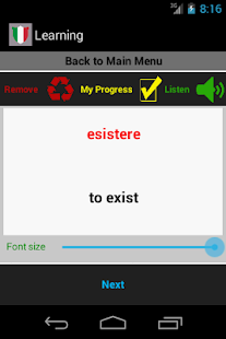 Learn Italian Words Fast int. Screenshots 3