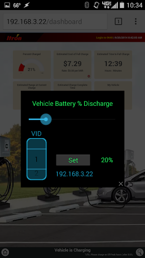 Set Electric Vehicle Data