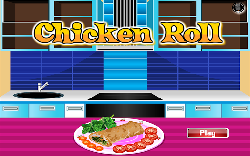 【免費休閒App】Chicken Roll Cooking Games-APP點子