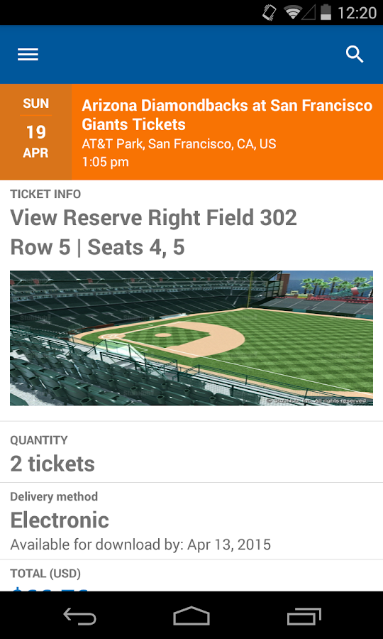 StubHub Event tickets Android Apps on Google Play