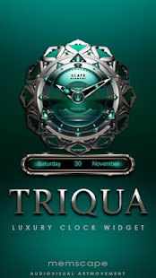 TRIQUA Luxury Clock Widget