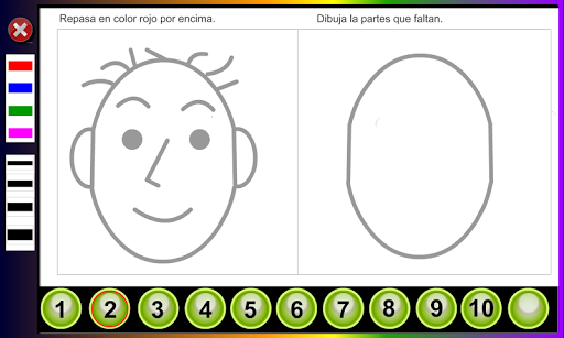 【免費教育App】Dibujo y creo caras-APP點子