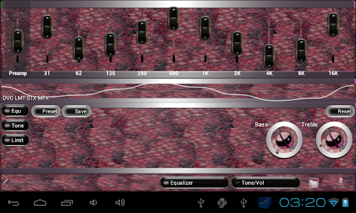 poweramp skin red snake Screenshots 1