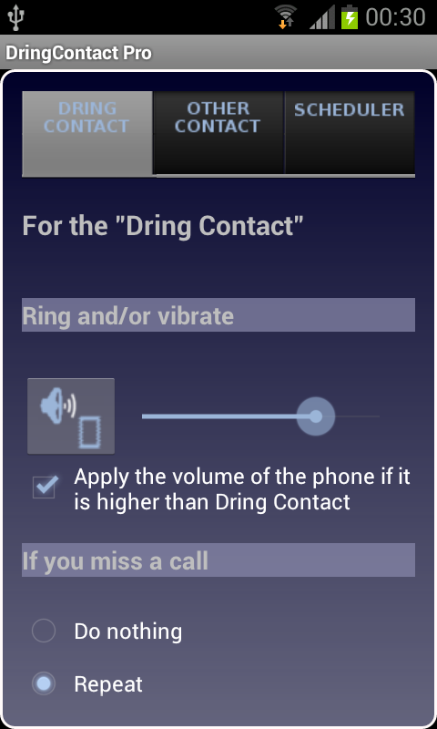 Dring Contact PRO Screen 2
