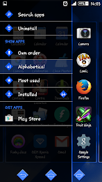 Sparkle Blue 2 Xperien Theme poster 4