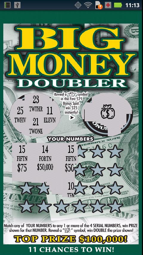 Money Doubler - Lotto Scratch Screen 2