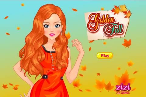 Golden Fall Style Dress Up