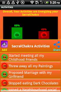 sacral chakra , orange chakras Screenshots 1