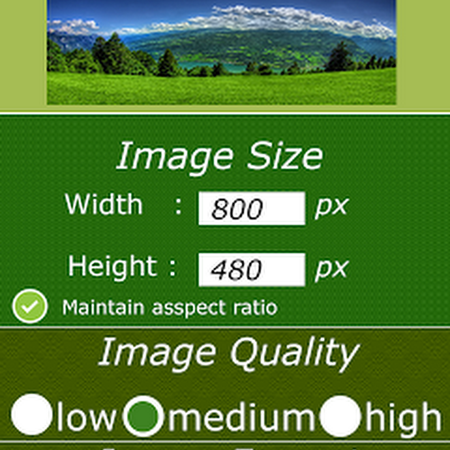 Resize Image To 100Kb App - You can upload up to 20 images.