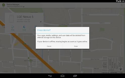   Android Device Manager- screenshot thumbnail   