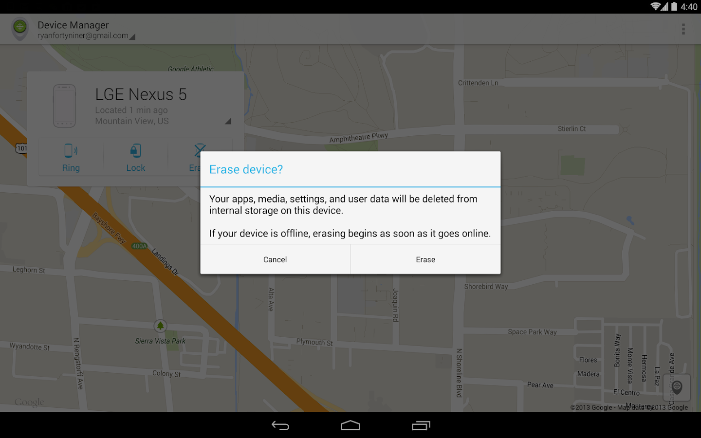 Phone How Track Android Phone android device manager apps on google play screenshot
