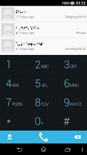 exDialer KitKat theme