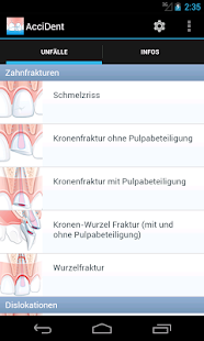 Android-Anwendung AcciDent Screenshot