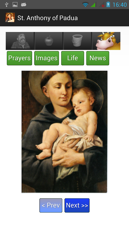 Android application St. Anthony of Padua screenshort