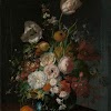 Still Life with Flowers in a Glass Vase