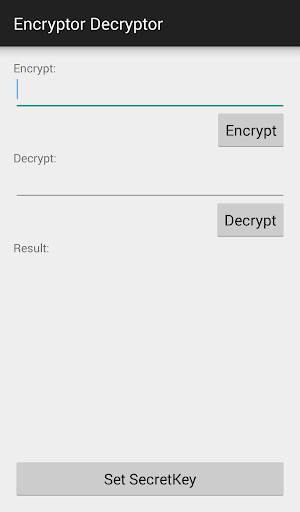 Encryptor Decryptor