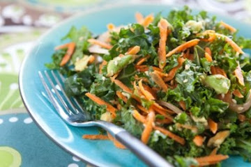 Kale, Carrot and Avocado Salad