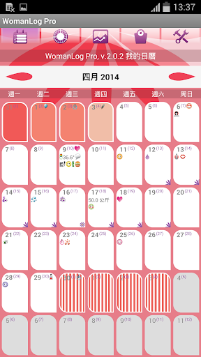 【免費健康App】WomanLogPro日曆-APP點子