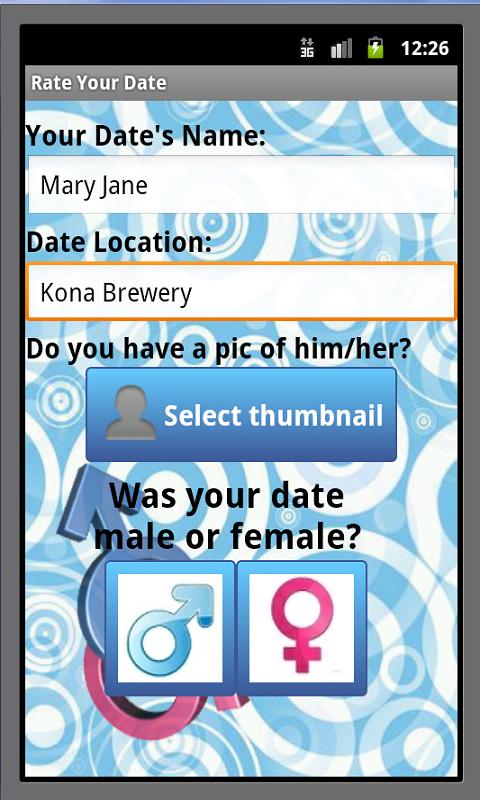 Rate Your Date Pro Screen 2