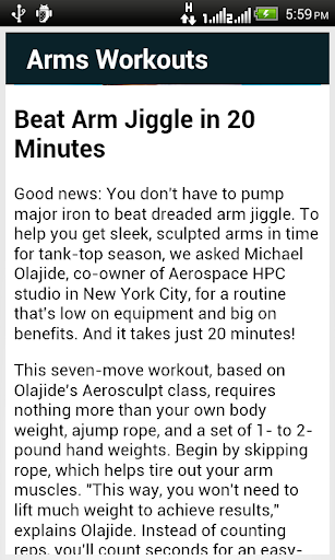 【免費健康App】Free Arms Workouts-APP點子