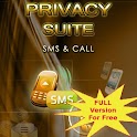 Hide SMS & logs Full free logo