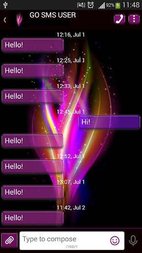 GO SMS Pro Color HD