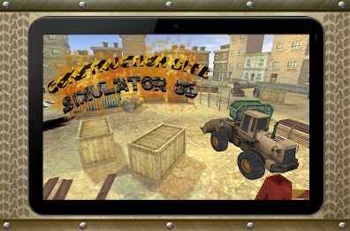 Construction site simulator 3D by MobilePlus poster 9