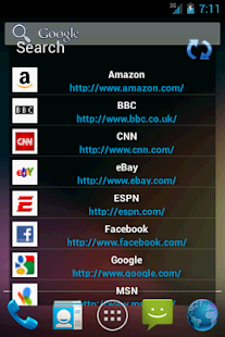 How to get Bookmarks in a list Widget Varies with device apk for android