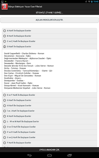 【免費教育App】Dünya Yazar-Eser-Tür Fihristi-APP點子