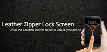 Leather Zipper Lock Screen APK