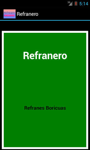 Refranero