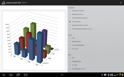 Download Essence Chart Library Sample APK