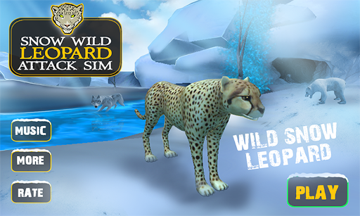 Snow Wild Leopard Attack Sim