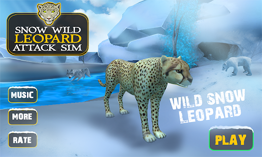 Snow Wild Leopard Attack Sim Screenshots 8
