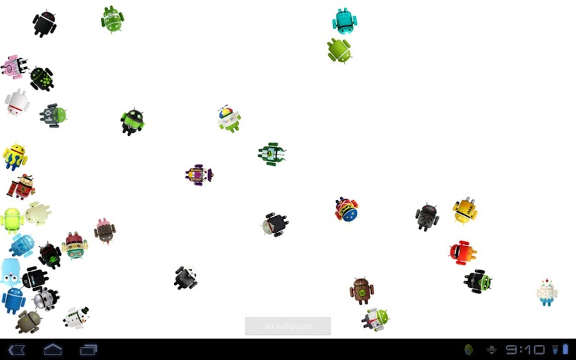 Falling Android Collectibles Screen 2