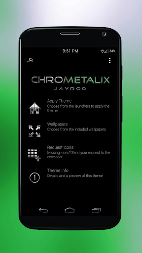 Green Chrometalix-Icon Pack