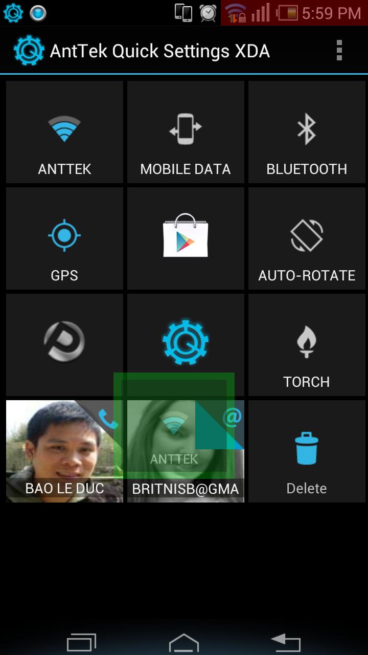 AntTek Quick Settings Pro Screen 2