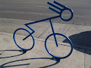 Blue Biker