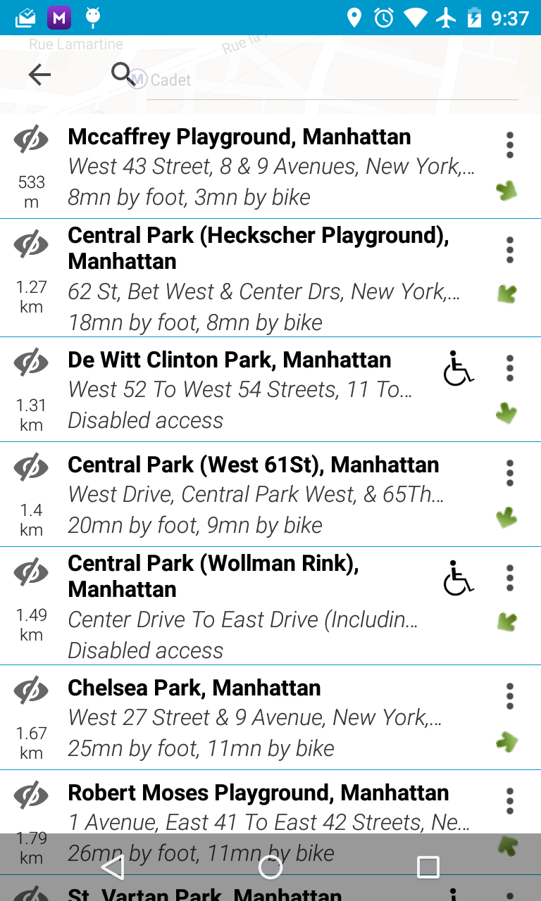 Android application Public Toilet screenshort