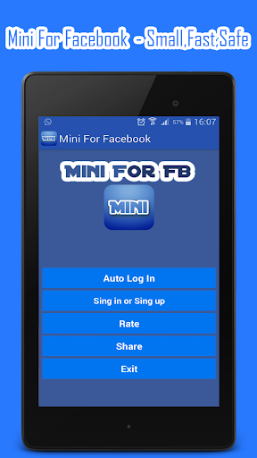 【免費社交App】Mini For Facebook - Mini FB-APP點子