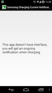 Charging Current Notification