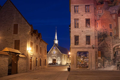 Place Royale in Quebec City's Old Port exudes an Old World charm.  Locals consider it the spiritual and historical heart of Vieux Quebec as the birthplace of French civilization in North America.