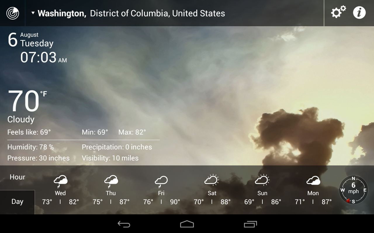 Weather Live Widgets - screenshot