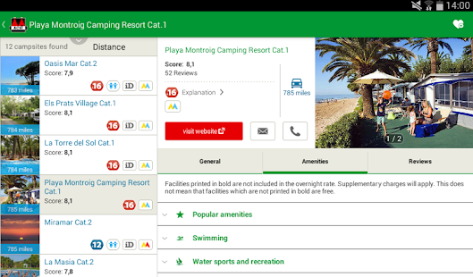 ACSI Campsites Europe Screenshots 9