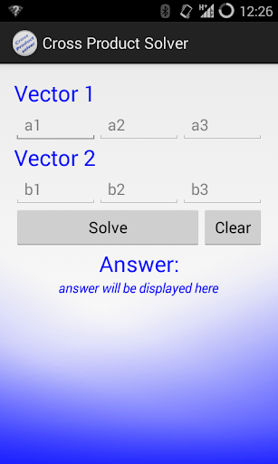 Vector Cross Product