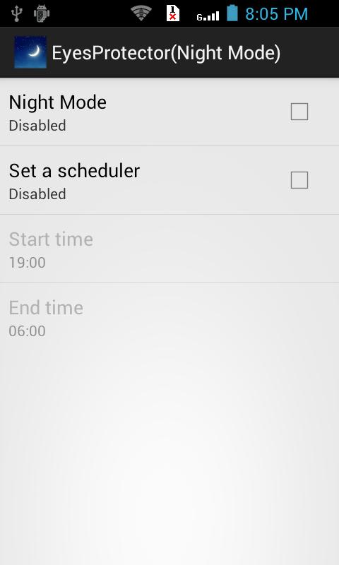 Eyes Protector (Night Mode) Screen 1