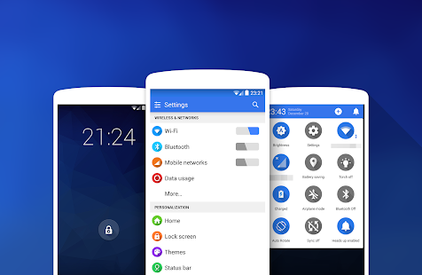 Flux White - CM11/Pa Theme - screenshot thumbnail
