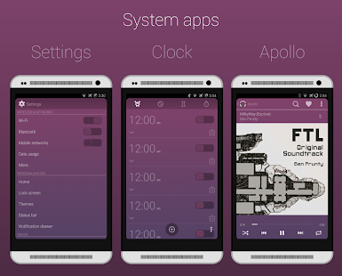 Incarnadiae CM11 theme - screenshot thumbnail