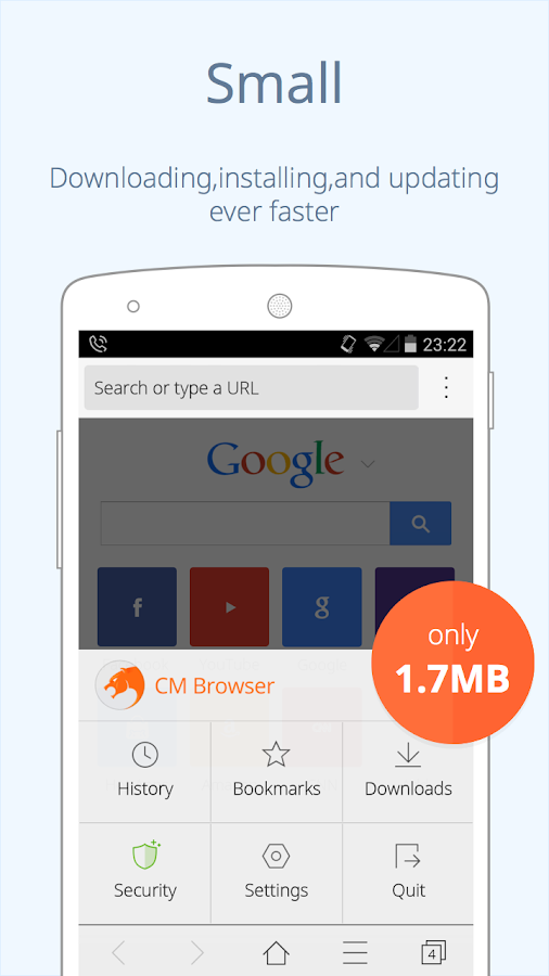 CM Browser - Fast & Secure - screenshot